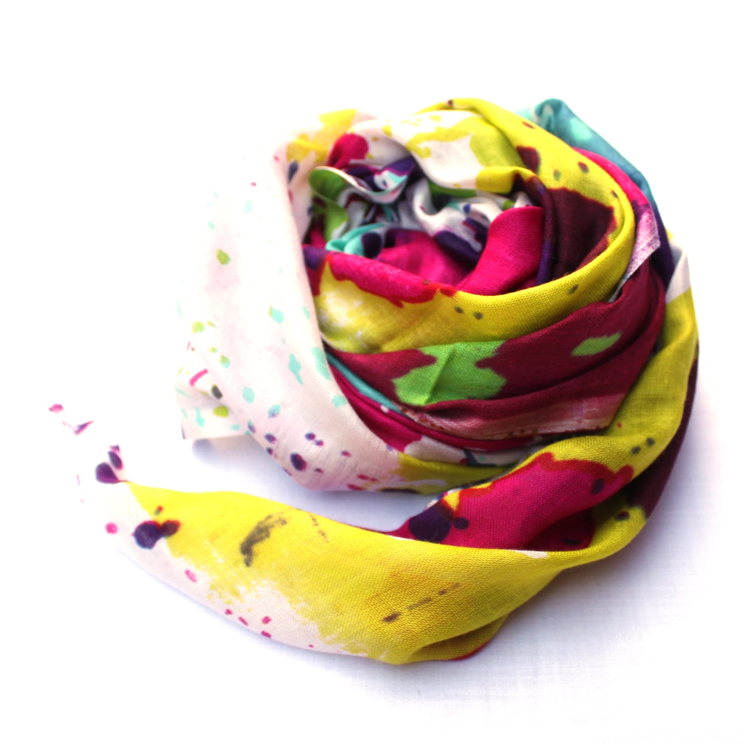 Bratkrok Women’s Printed Rayon Scarf – Light & Soft, 75 × 180 cm