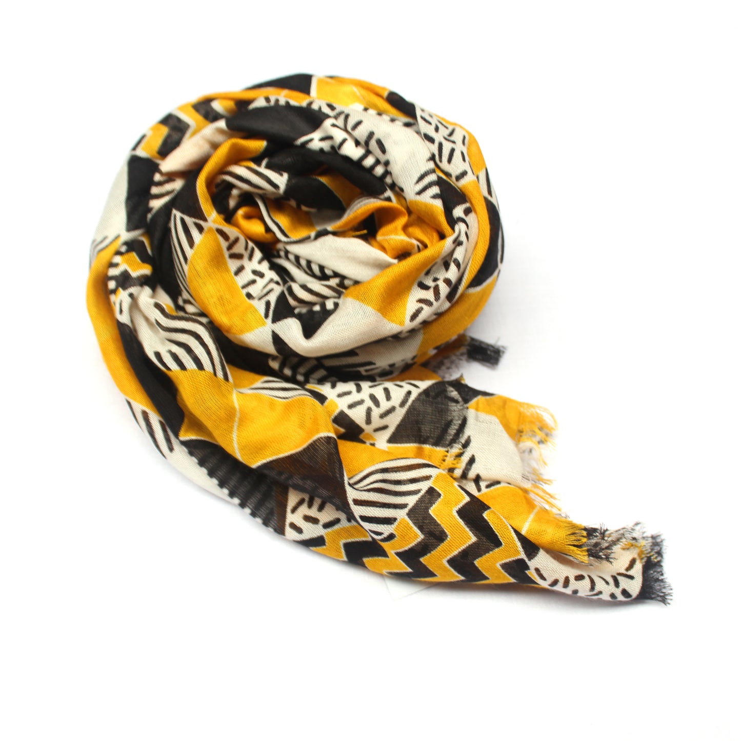 Bratkrok Women’s Printed Rayon Scarf – Light & Soft, 75 × 180 cm