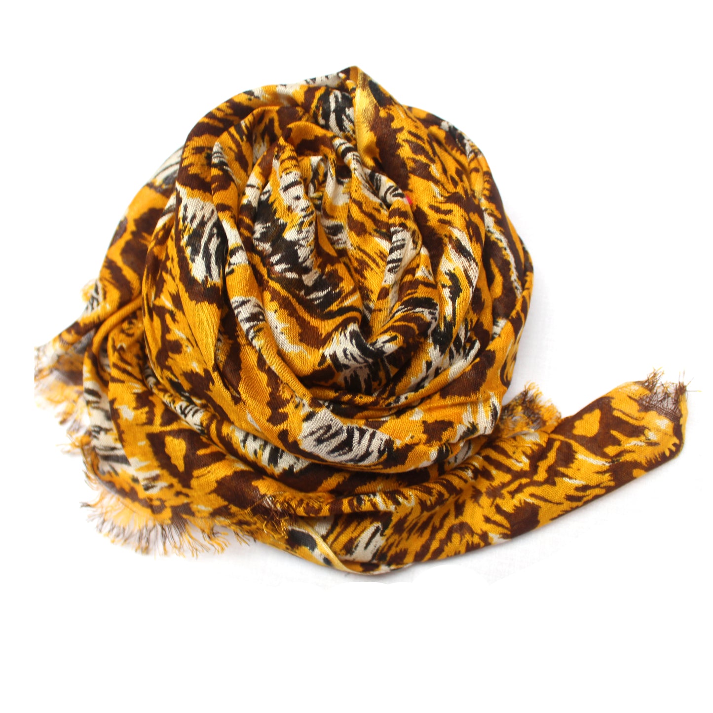 Bratkrok Women’s Printed Rayon Scarf – Light & Soft, 75 × 180 cm
